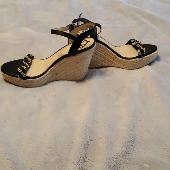 Size 8.5 wedge heel Fergalicious heels - Picture 2 of 5